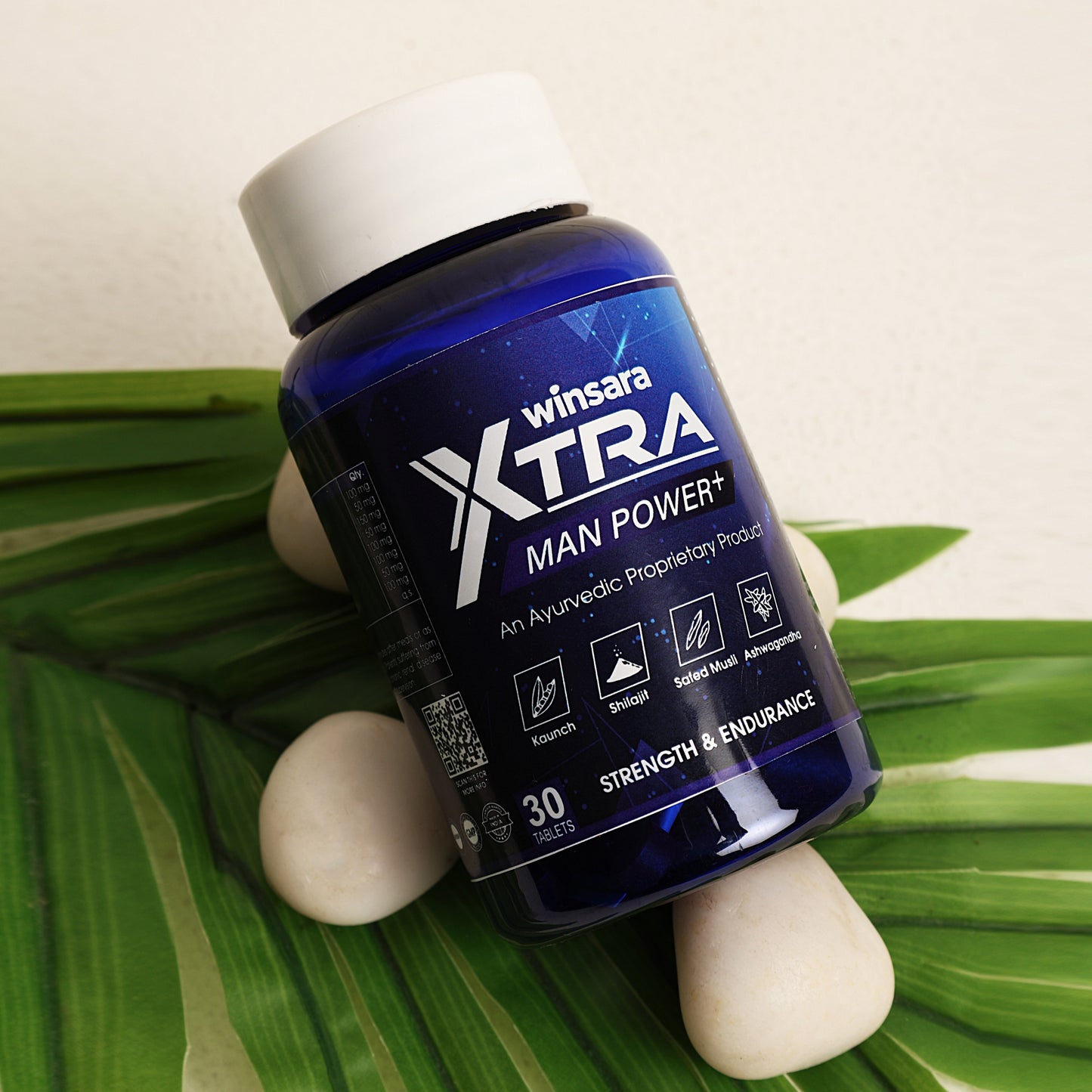 Winsara XTRA – Man Power+ | Ayurvedic Tablets for Strength & Endurance