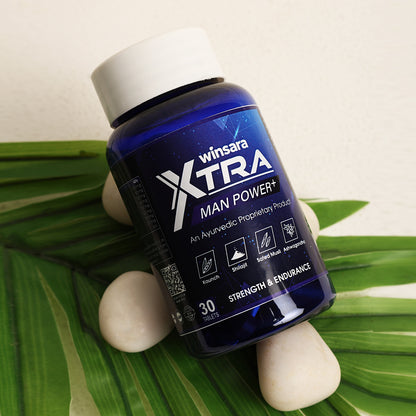 Winsara XTRA – Man Power+ | Ayurvedic Tablets for Strength & Endurance